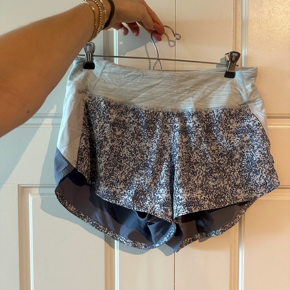 Blue Outdoor voices running shorts. Size M
